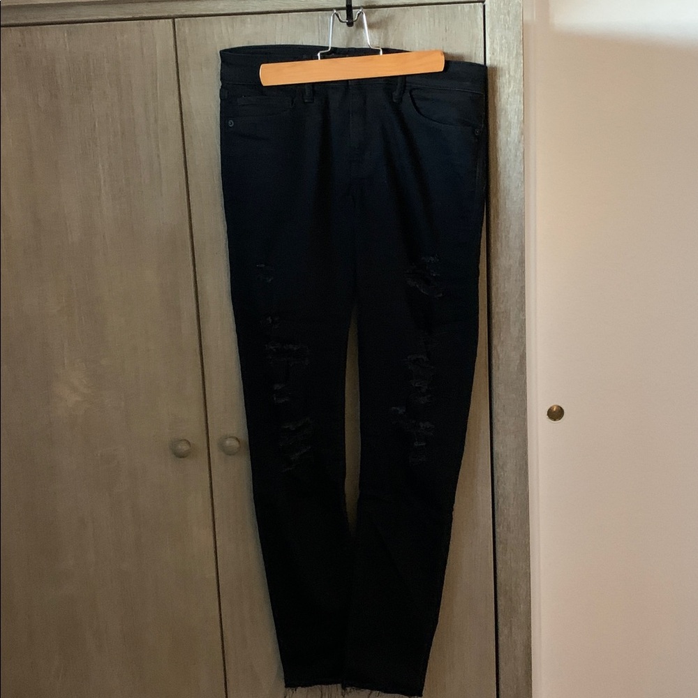 Abercrombie & Fitch Black Harper Super Skinny Jeans